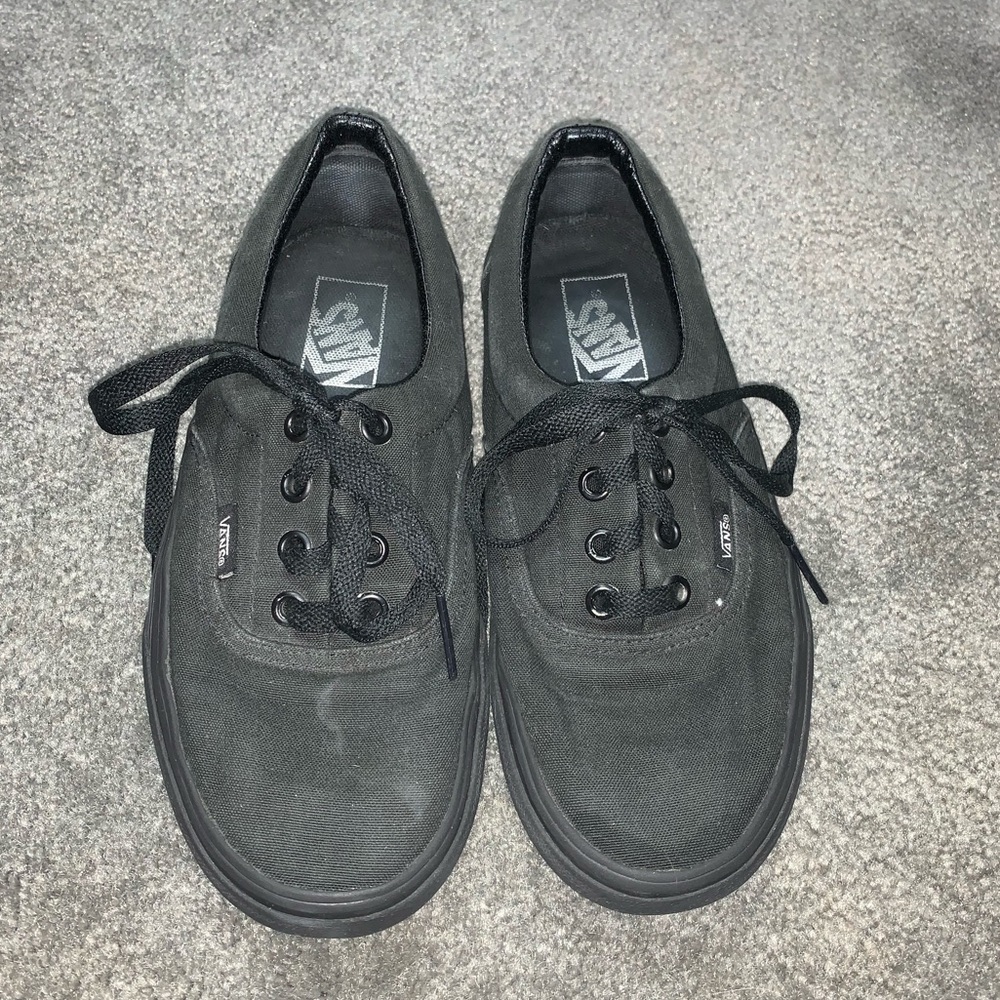 Classic black Vans sneakers